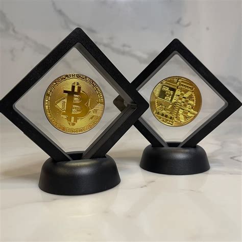 Bitcoin Physical Coin Collectible Cryptocurrency Money Btc Souvenir