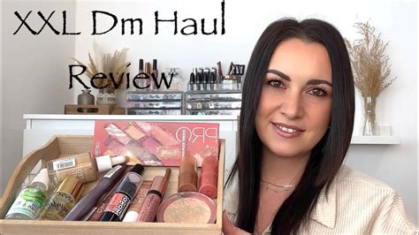 XXL DM Haul Review Drogerie Neuheiten Im Test Desi YouTube