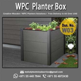 Wpc Planter Box Design Planter Box Suppliers In Dubai Uae