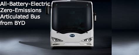 BYD Announces 60-Foot All-Battery-Electric Zero-Emissions, Articulated ...