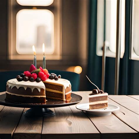 Premium Photo Naked Black Forest Cake Schwarzwald Pie Cake With Dark Chocolate Whipped Cream