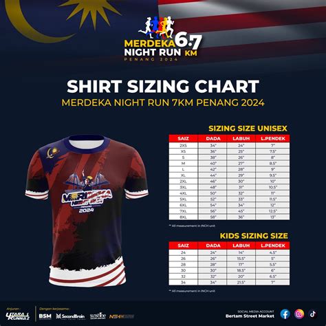 MERDEKA NIGHT RUN 6 7 KM PENANG 2024 Howei Online Event Registration