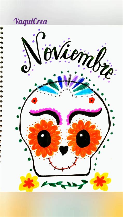 Ideas De Portadas Noviembre Portada De Cuaderno De Dibujos