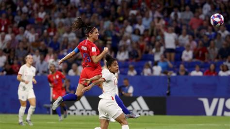 ALEX MORGAN at FIFA World Cup USA vs. England Match in Lyon 07/02/2019 ...