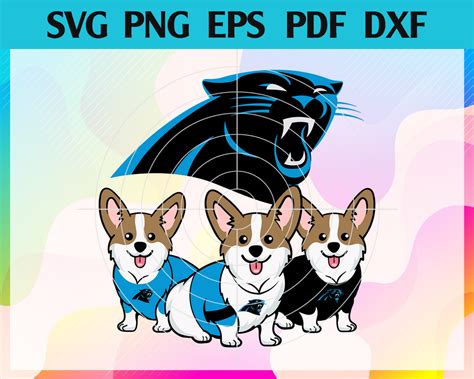 Panther Logo Sports Svg Carolina Panthers Football Team Super Bowl