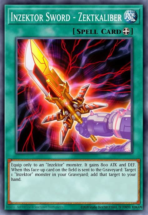 Inzektor Sword Zektkaliber Card Information Yu Gi Oh Database