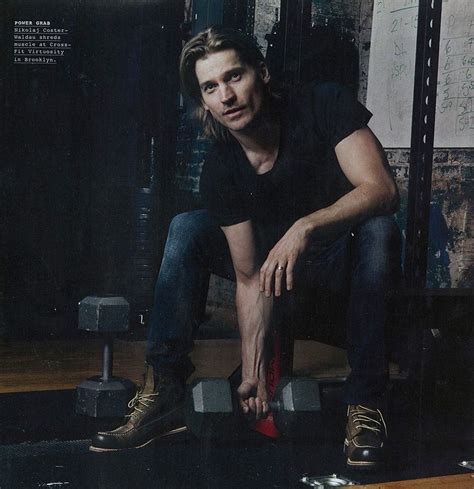 NIKOLAJ COSTER WALDAU OF GAME OF THRONES WEARING THE DAKOTA MID LACE IN