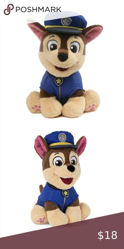 [paw patrol] chase 13” plush | Paw patrol, Chase paw patrol, Plush