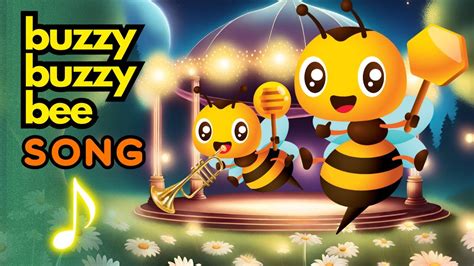 🐝 Buzzy Buzzy Bee Song Beautiful Kids Song Animated Music Video