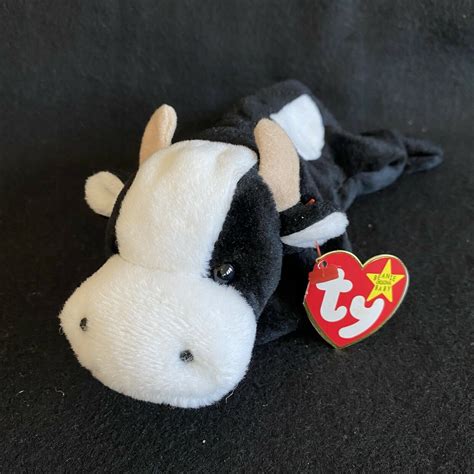 Ty Original Beanie Baby Daisy™ The Cow 1994 Rare Pvc Pellets Values