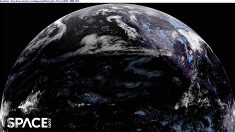 Time-Lapse Of What A Powerful Bomb Cyclone Storm Forming Looks Like