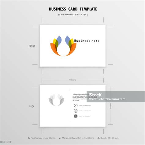 Desain Kartu Nama Kreatif Abstrak Ilustrasi Stok - Unduh Gambar ...