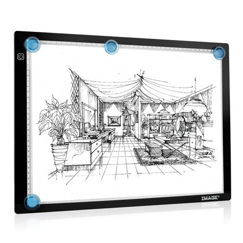 Agptek Tablette Lumineuse A Magn Tique Avec Luminosit Led R Glable