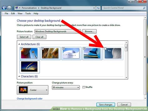 How To Remove A Background From The Desktop Background List Windows
