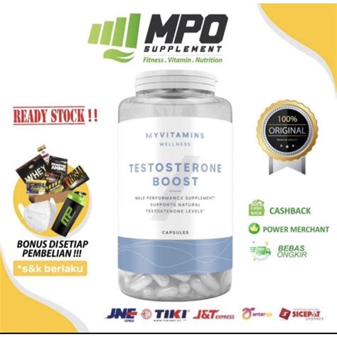 Jual Myvitamins Testoterone Boost 30 Caps Myprotein Testoterone Boost