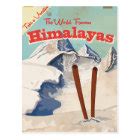 Himalayas Vintage travel poster Postcard | Zazzle.com