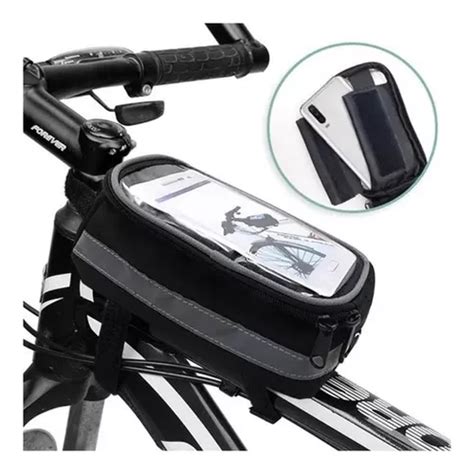 Alforja Bolso Bicicleta Porta Celular Objetos Impermeable Mercadolibre