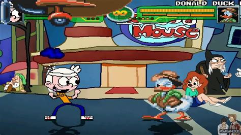 Mugen Battles Lincoln Loud Vs Donald Duck The Loud House Vs Disney