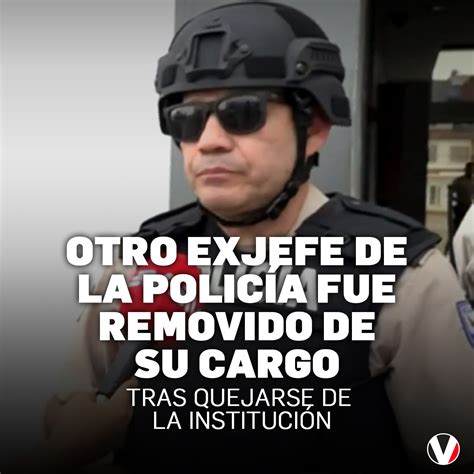 Revista Vistazo On Twitter El Exjefe Policial De Quevedo Wilson