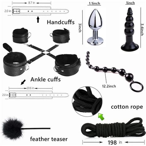 Pcs Bdsm Sex Toys Bondage Restraints Kits Fetish Bed Restraints Bdsm