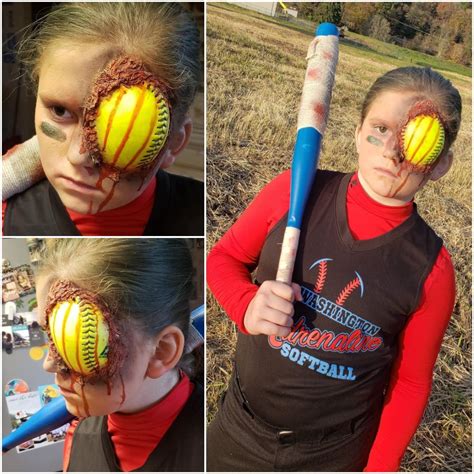 Dead Softball Player | Halloween softball, Softball outfits, Softball ...