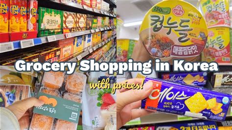 Grocery Shopping In Korea Grocery Food With Prices Shopping In