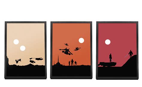 Star Wars Minimalist Landscapes on Behance