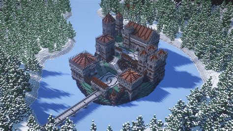 Cool Minecraft Castle Map Librarynelo