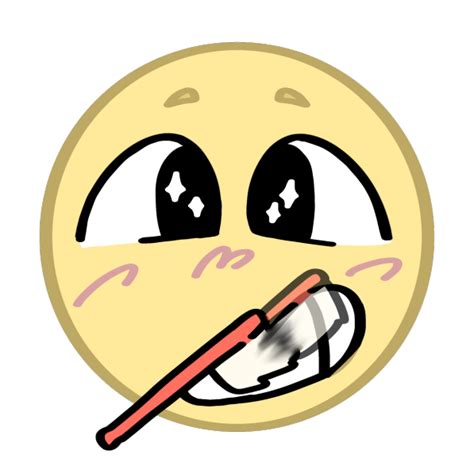 ADAM! — Brushing teeth emoji! Red & Blue tooth brush! (My...