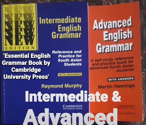 Intermediate And Advanced English Grammar Books By Cambridge University Press English Grammar