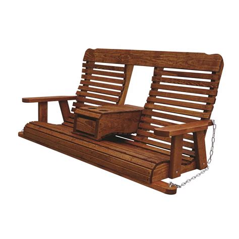 Wooden Highback Fold Down Porch Swing Weaver S Stove And Patio