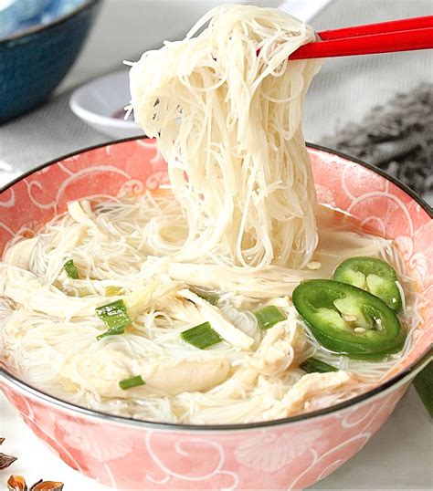 Slow Cooker Chicken Rice Vermicelli Soup In Good Flavor