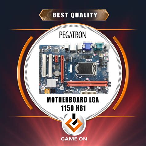 Jual Mainboard Intel LGA 1150 H81 PEGATRON Shopee Indonesia