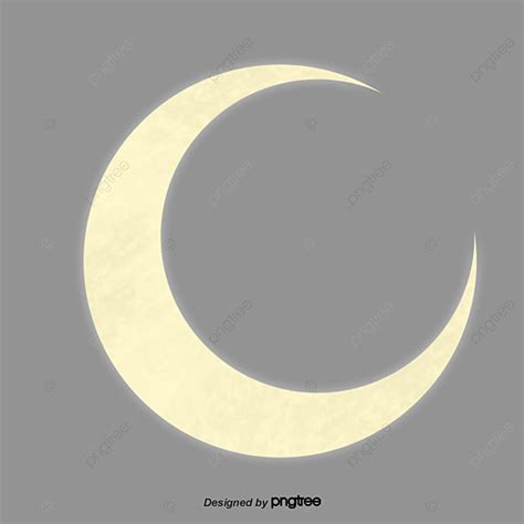 Gambar Kartun Bulan Sabit Hiasan Clipart Bulan Sabit Unsur Kartun