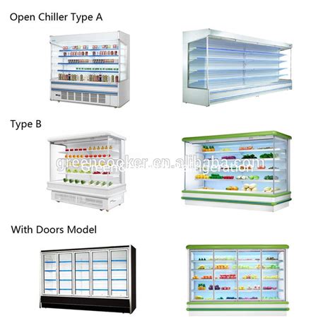 Danfoss Compressor Multideck Open Chiller For Fruit Vegetables And Drink