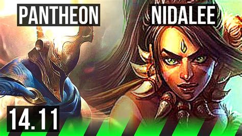 PANTHEON Vs NIDALEE JGL Rank 1 Panth Rank 8 9 2 9 Legendary KR