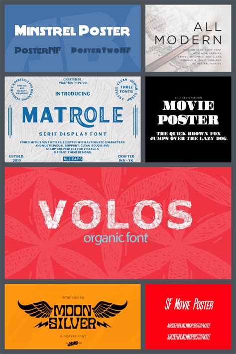 20+ Best Fonts for Posters in 2021: Free and Premium Fonts