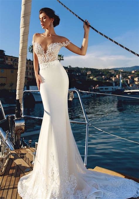 Viero Bridal Carina Illusion Bodice Sensual Mermaid Wedding Dress