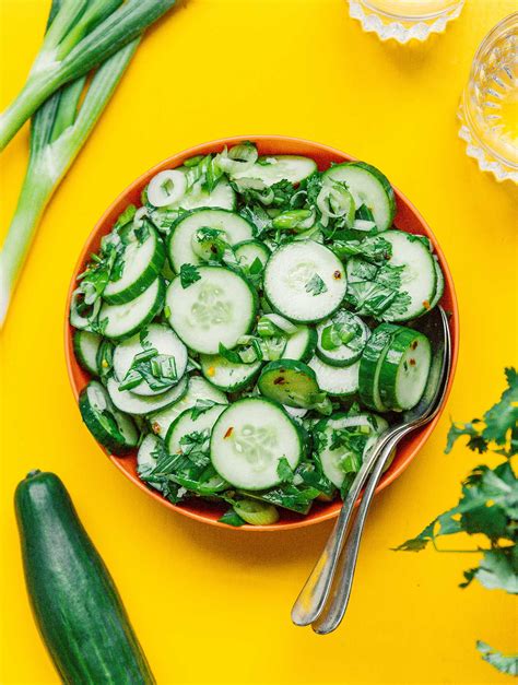 Cucumber Salad Thai Dish