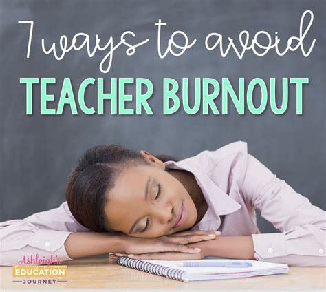 7 Ways To Prevent Teacher Burnout