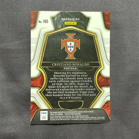 2022 2023 Panini Select FIFA Soccer Portugal Cristiano Ronaldo