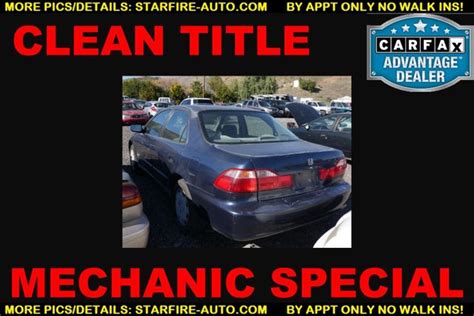 2000 Honda Accord FOR PARTS OR OFF ROAD ONLY | Santa Clarita CA | Starfire Auto Inc