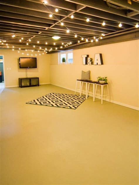 24 Ways to Make a Low Basement Ceiling Ideas Look Higher - Harp Times