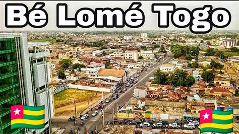 Beautiful tour of Lomé Togo west Africa Bé Neighborhood view YouTube