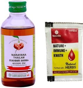 Vaidyaratnam Narayana Thailam 200 Ml Pack Of 1 Price In India Buy