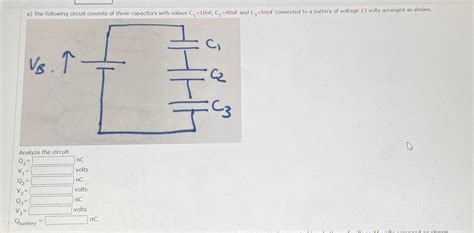 Solved A ﻿the Following Circuit Consists Of Three