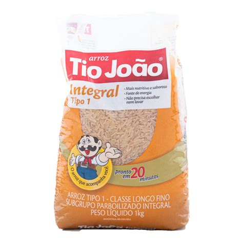 Arroz integral TIO JOÃO 1kg