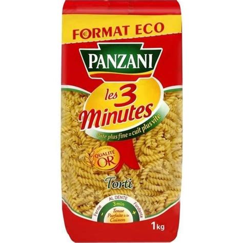 PANZANI LOT DE 6 PANZANI Torti Pâtes Cuisson 3 minutes paquet