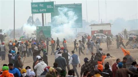 Delhi Chalo Borders Tense Amid Use Of Extreme Measures By Haryana