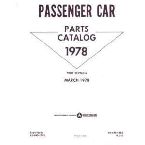 Chrysler Mopar Dodge Ply Engine Casting Number ID Book